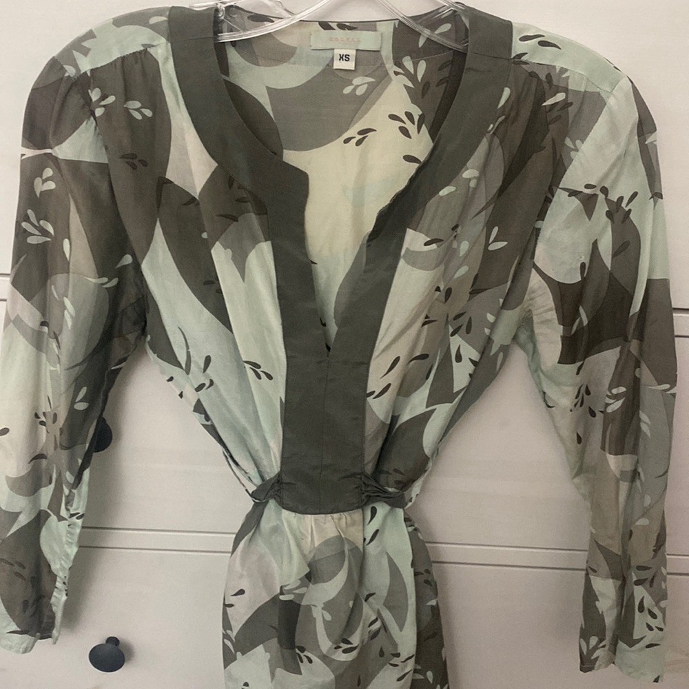 Cotton and silk elegant blouse